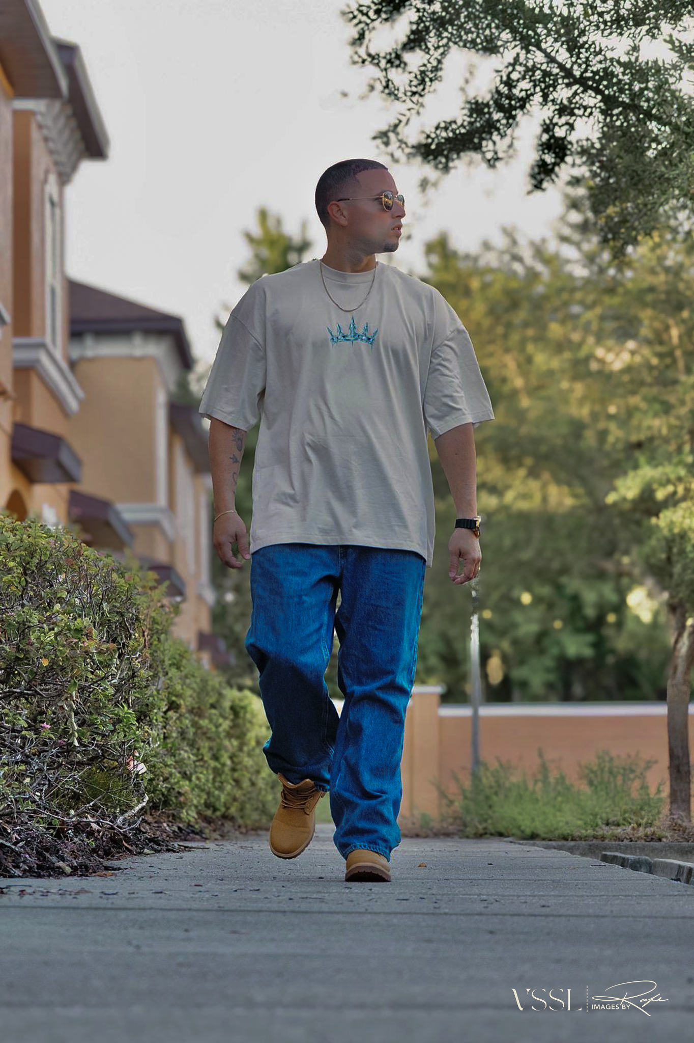 ICY ASK ME OVERSIZED TEE