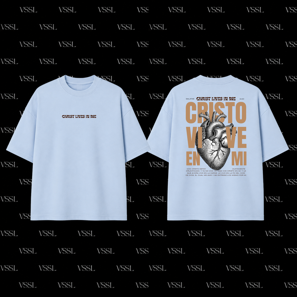 CHRIST LIVES IN ME BOXY TEE