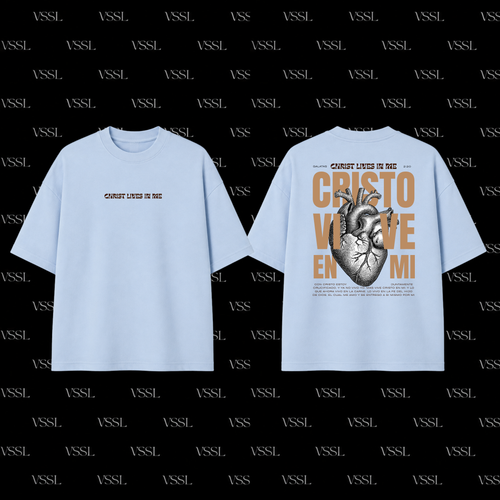 CHRIST LIVES IN ME BOXY TEE