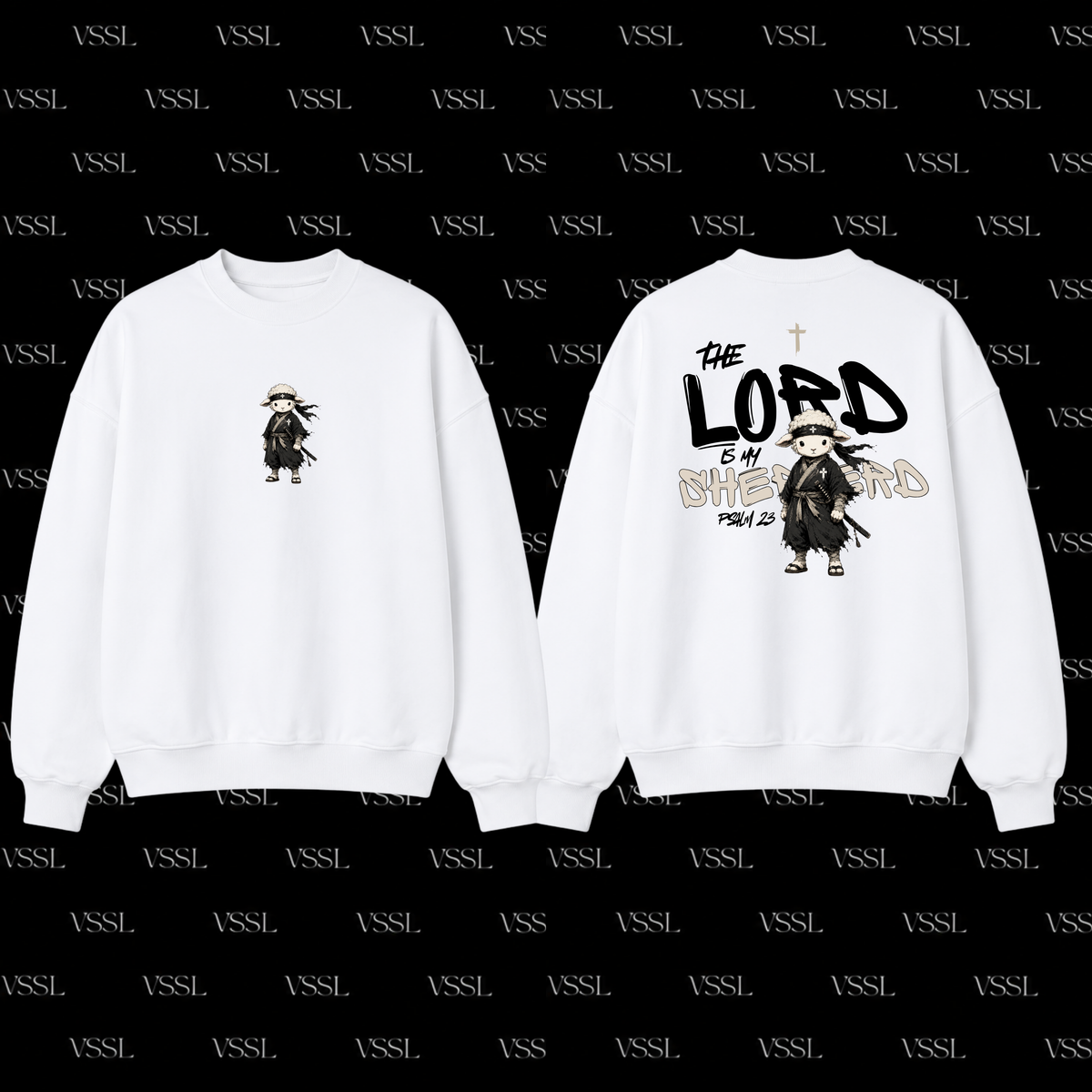 THE LORD IS MY SHEPHERD CREWNECK